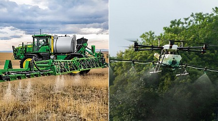 Los tractores son los pulverizadores agrícolas por excelencia, pero ahora tienen competencia: los drones baratos