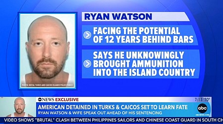 Oklahoma father of 2 detained in Turks and Caicos on ammo charge to learn fate