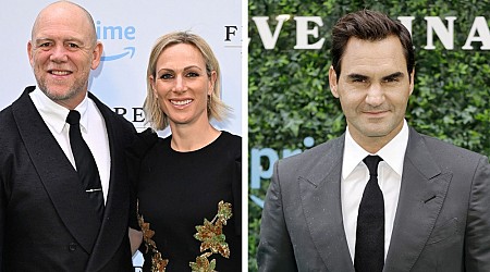 Roger Federer Suits Up for ‘Twelve Final Days’ Documentary, Zara Tindall Shines in Sequin Midi Dress With Mike Tindall and More