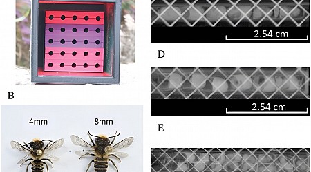 The right-size nest can maximize pollination capabilities of solitary bees