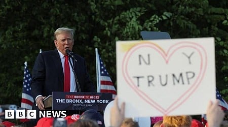 Trump makes pitch to black and Latino voters in New York