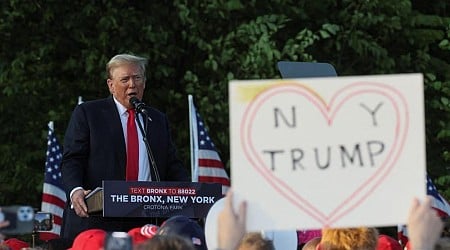 Trump makes pitch to black and Latino voters in New York