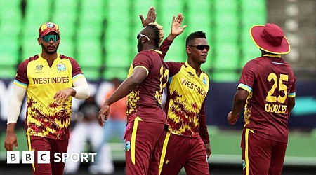 Windies survive PNG scare to win T20 World Cup opener