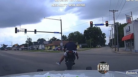 Motorcyclist Dances With Arkansas State Police