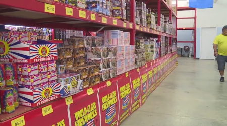 Where are fireworks legal in the Kansas City area?