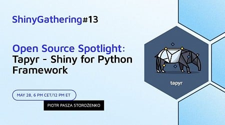 Open Source Spotlight Recap: Tapyr (Deployment-Ready PyShiny Template)