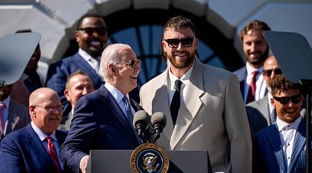 For His Second White House Visit, Travis Kelce Dressed the Part