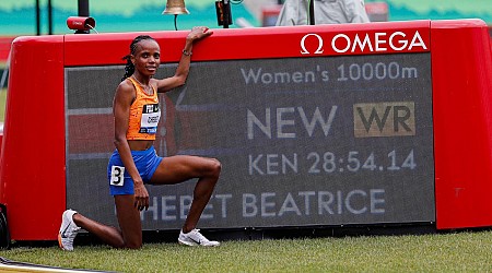 Leichtathletik: Kenianerin Chebet läuft Weltrekord über 10.000 Meter