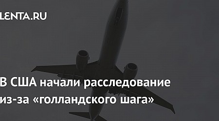 В США начали расследование из-за «голландского шага»