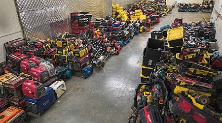 Carpenter's AirTags help uncover 'massive' case of stolen tools in Maryland