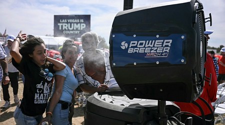 Trump loyalists proud to support 'felon' at Las Vegas rally