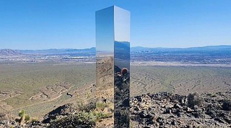 Las Vegas monolith: A ‘mysterious’ pillar appears on hiking trail in Nevada