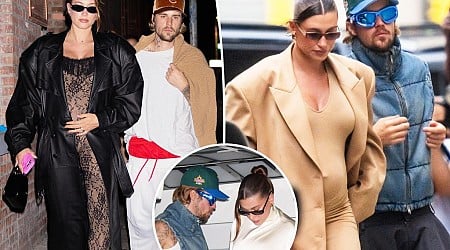 Justin and Hailey Bieber continue to dress in mismatched (but equally stylish) outfits for NYC weekend