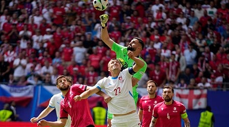 Mamardashvili helps Georgia draw with Czech Republic