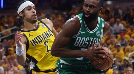 Celtics' Jaylen Brown: Hang Tatum's No-Look Pass to Horford 'in the F--king Louvre'