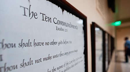 Louisiana sued by civil liberties groups over new Ten Commandments law
