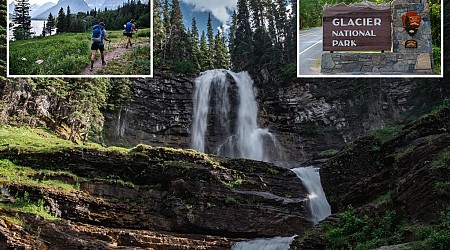 Hiker, 26, dies after getting swept over waterfall at Glacier National Park
