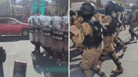 El presidente de Bolivia, Luis Arce, denuncia “movilizaciones irregulares” de unidades del ejército en La Paz