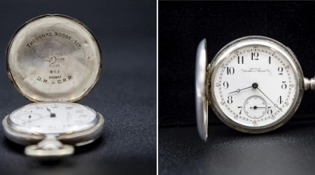 Theodore Roosevelt's pocket watch was stolen in 1987. It's finally back at his New York home