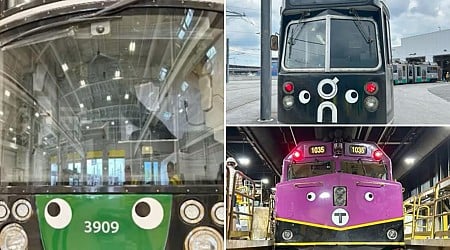 Boston trains get ‘googly eyes,’ give riders ‘joy’ on their commutes
