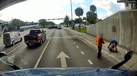 Bystanders run to help toddler ditched by carjacker in Florida: VIDEO