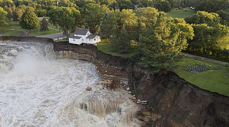 Minnesota family store is demolished from its perch near dam damaged by surging river