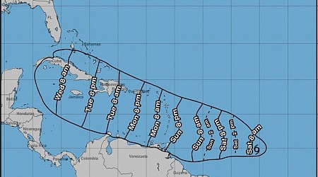 Esta será la trayectoria de la tormenta tropical Beryl, que podría convertirse en el primer huracán de la temporada