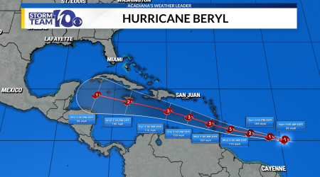 Beryl becomes a hurricane, forecast to reach major strength