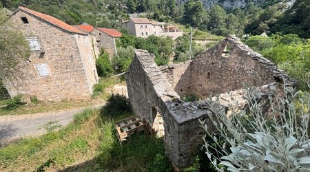Abandoned Village of Malo Grablje in Malo Grablje, Croatia