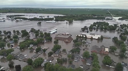 Iowa Floods Require Helicopter Evacuations After Extreme Rainfall