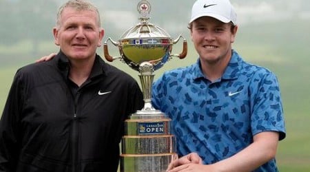 Robert MacIntyre captures his first PGA Tour victory with big assist from his father