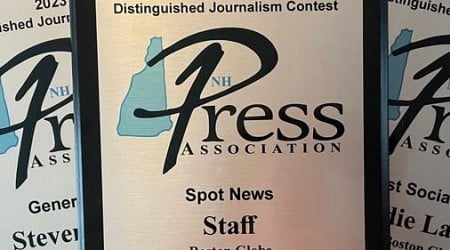 Boston Globe New Hampshire wins 9 NH Press Association awards for excellence in journalism