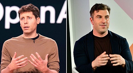 AI companies need to get society's input as they build out the technology, OpenAI CEO Sam Altman and Airbnb CEO Brian Chesky say