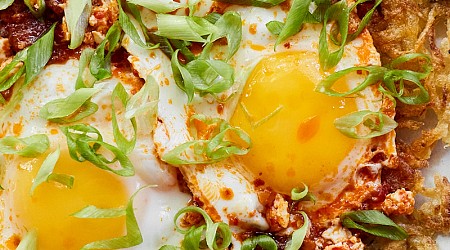 Crispy Hash Browns with Chile-Fried Egg