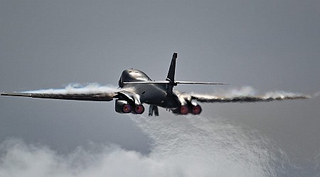 A US supersonic bomber dropped 500-pound bombs in its first live-fire bombing drill on the Korean peninsula in 7 years