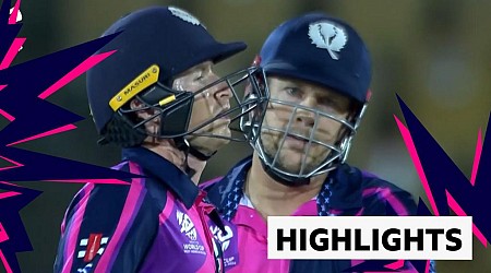 T20 World Cup heartbreak for Scotland