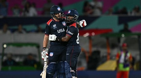 Aaron Jones, USA Excite Cricket Fans in Historic T20 World Cup 2024 Win vs. Canada