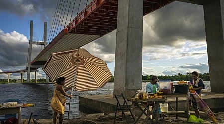 It's the longest bridge ever built in Peru, and so far, it goes nowhere