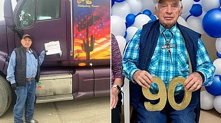 Doyle Archer named oldest truck driver at 90 by Guinness World Records