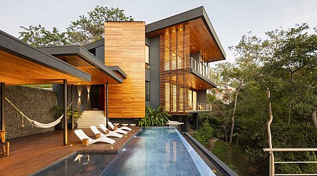 Tropical Living: This Modern Home Embraces The Steep Terrain Of The Costa Rican Jungle