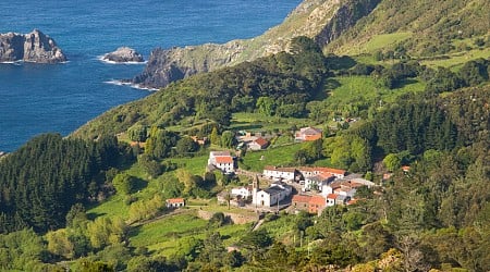 Remota y verde: la aldea de Galicia junto a los acantilados más altos de Europa