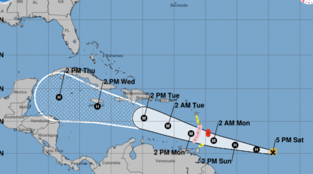 Hurricane Beryl maps show path and landfall forecast