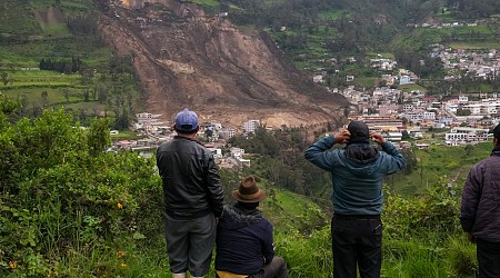 Six killed in Ecuador as heavy rains trigger landslide
