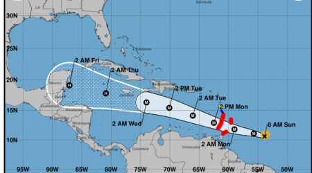 Trayectoria del huracán Beryl: ¿dónde podría tocar tierra?