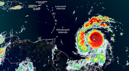 Hurricane Beryl makes landfall on Grenada's Carriacou Island as life-threatening Category 4 storm