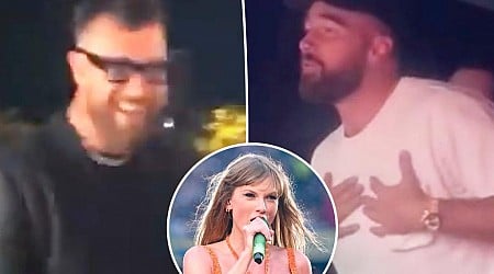 Travis Kelce rushes from teammate's wedding to attend Taylor Swift's Eras Tour concert in Dublin