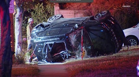3 killed, with 1 ejected onto roof of home, when car smashes into vehicles at California house