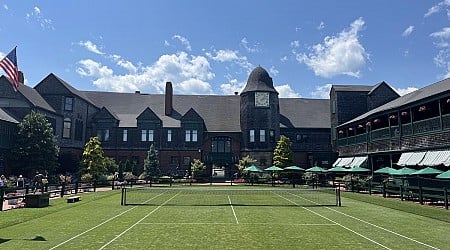 Gilded Grass: Lawn Tennis Serves Alongside Mansions In Newport