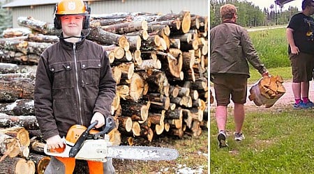 Strong Support For Minnesota Teen's Firewood Hut After Theft