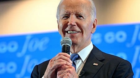 'I'm in this race to the end,' Biden tells campaign staffers